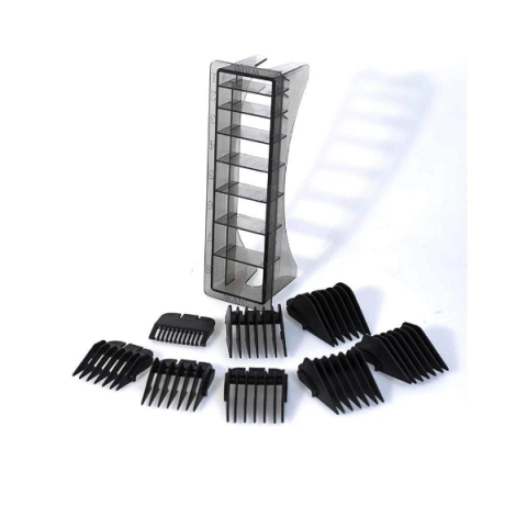 Wahl Cutting Guides 8 Combs - Black