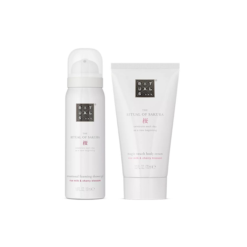 Rituals Sakura Set Shower Gel 50ml/Body Cream 70ml 120ml