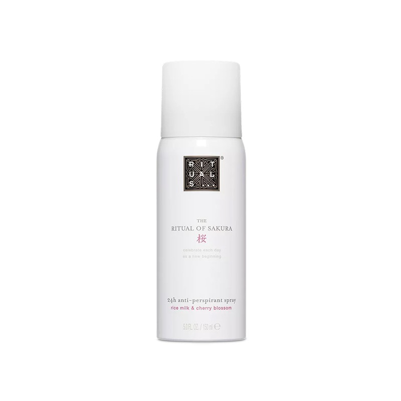 Rituals The Ritual Of Sakura 24h Anti-Persp. Spray Rice Milk & Cherry Blossom 150ml Rituals The Ritual Of Sakura 24h Anti-Persp. Spray Rice Milk & Cherry Blossom 150ml