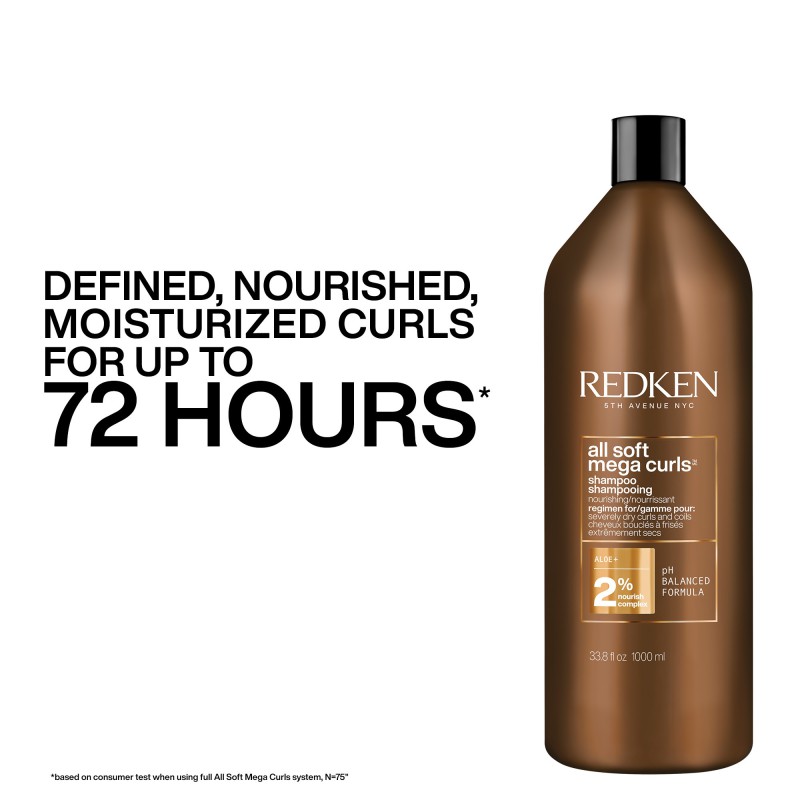 Redken All Soft Mega Curls Shampoo 1000ml