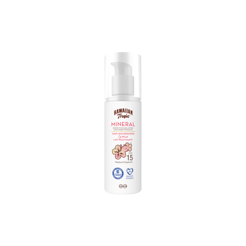 Hawaiian Tropic Mineral Sun Milk Lotion SPF15 100ml
