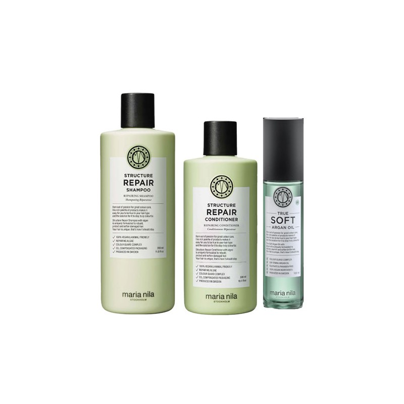 Maria Nila Structure Repair Trio Argan Oil 100ml Maria Nila Structure Repair Trio Argan Oil 100ml