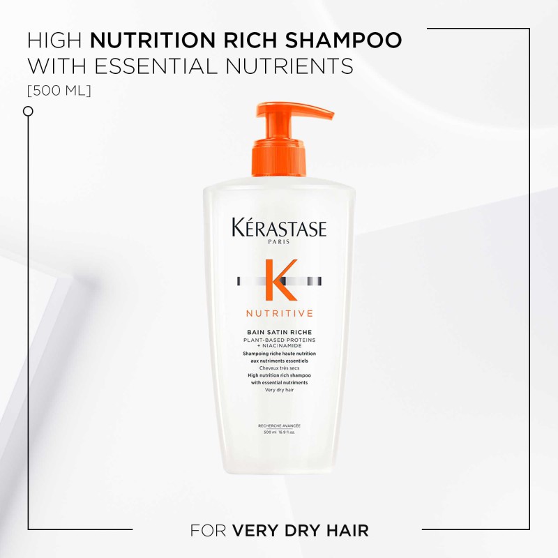 Kérastase Nutritive Bain Satin Riche Shampoo 500ml
