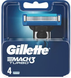 Gillette Mach3 Turbo rakblad 4-pack