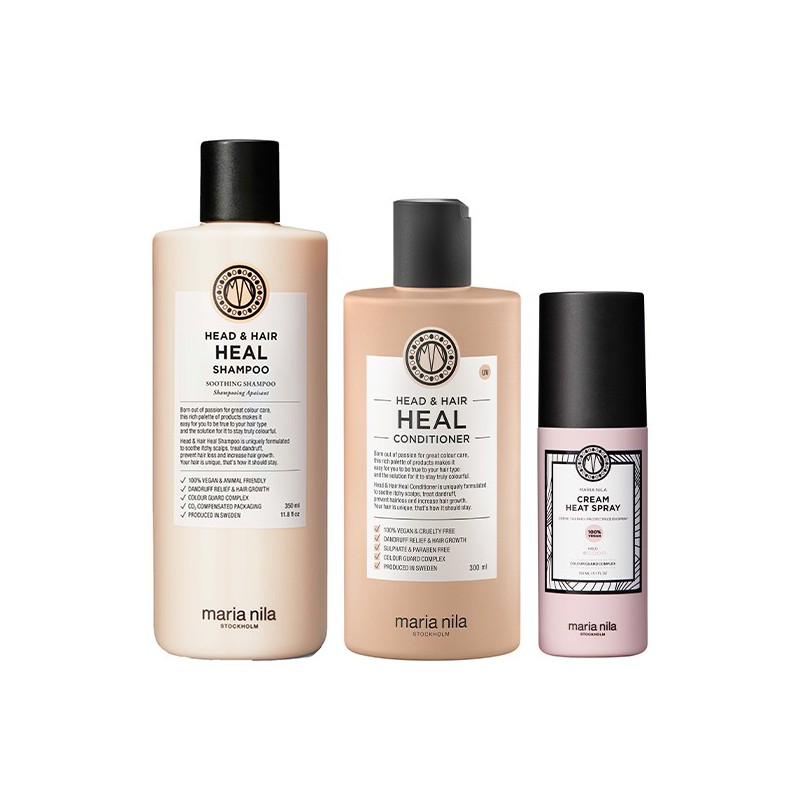 Maria Nila Hair Heal Combo + Cream Heat 75ml