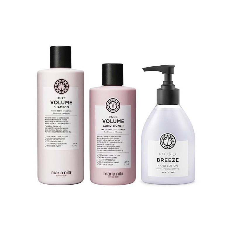 Maria Nila Holiday Pure Volume + Breeze Hand Lotion