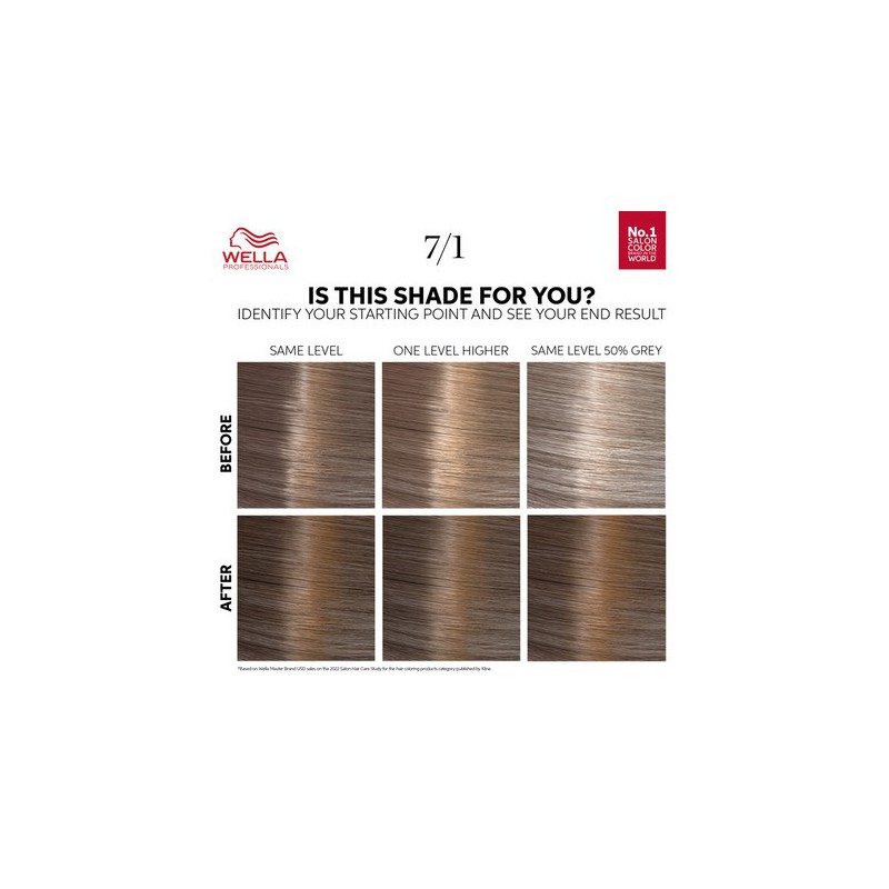 Wella Professionals Color Touch OTC Medium Ash Blonde 7/1