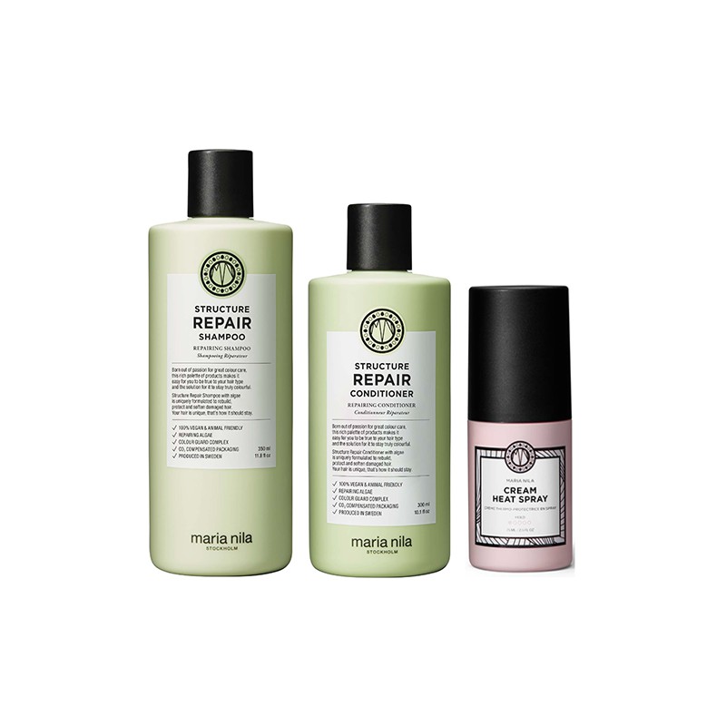 Maria Nila Structure Duo + Cream Heat Spray 75ml