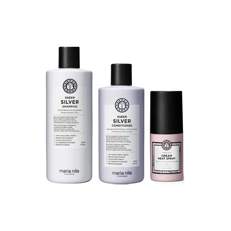 Maria Nila Sheer Silver Trio