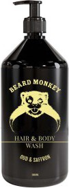 Beard Monkey Hair & Body Oud & Saffron 1000 ml