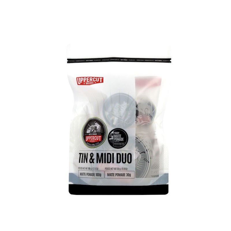 Uppercut Deluxe Matte Pomade Tin & Midi Duo Uppercut Deluxe Matte Pomade Tin & Midi Duo
