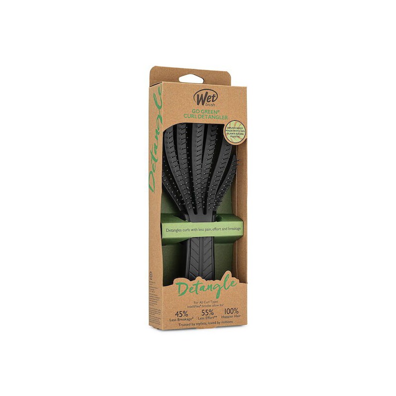 WetBrush Go Green Curl Detangling Brush Black