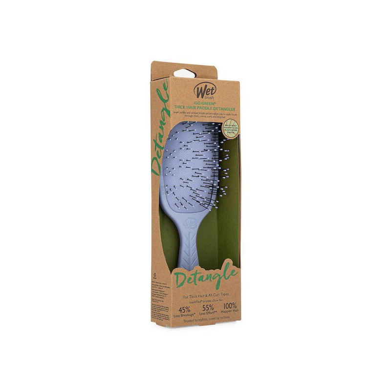 WetBrush Go Green Thick Hair Paddle Lavender
