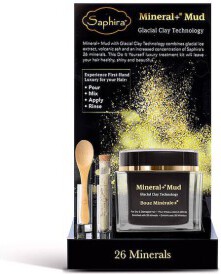 Saphira Mineral+ Mud Display including Mineral+ Mud 200ml