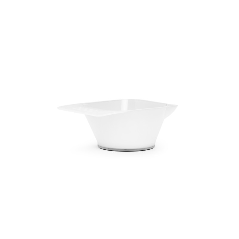 Dye bowl square, white