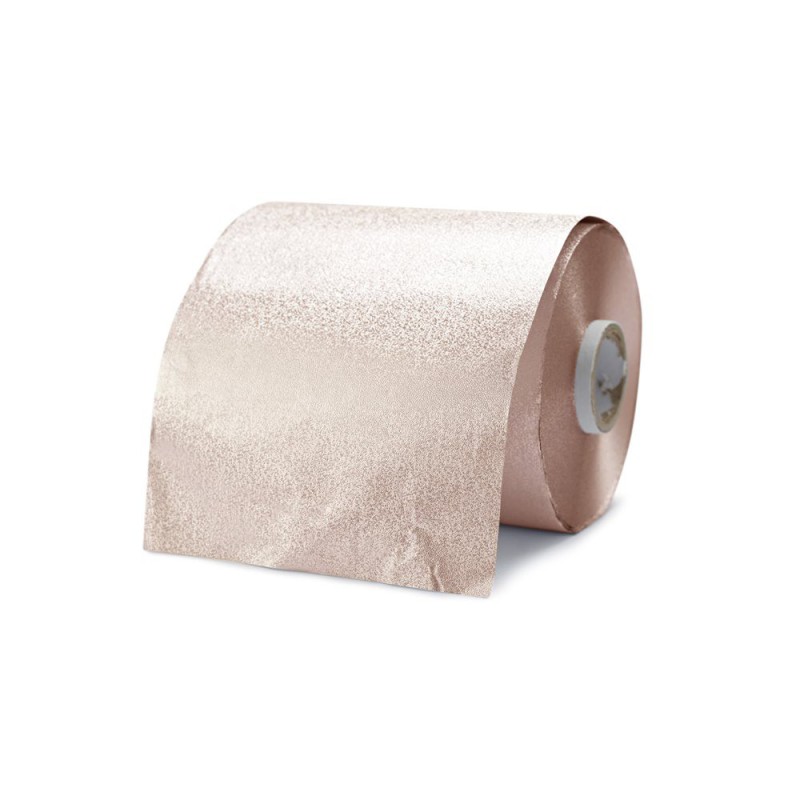Foil 100 m embossed, rose/gold