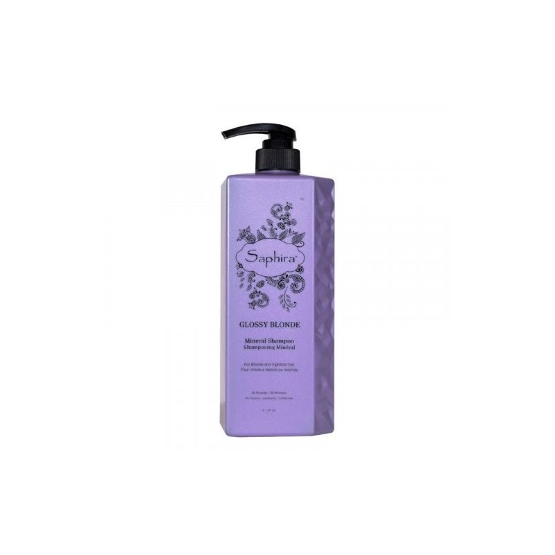 Saphira Glossy Blonde Mineral Shampoo 1000ml Saphira Glossy Blonde Mineral Shampoo 1000ml