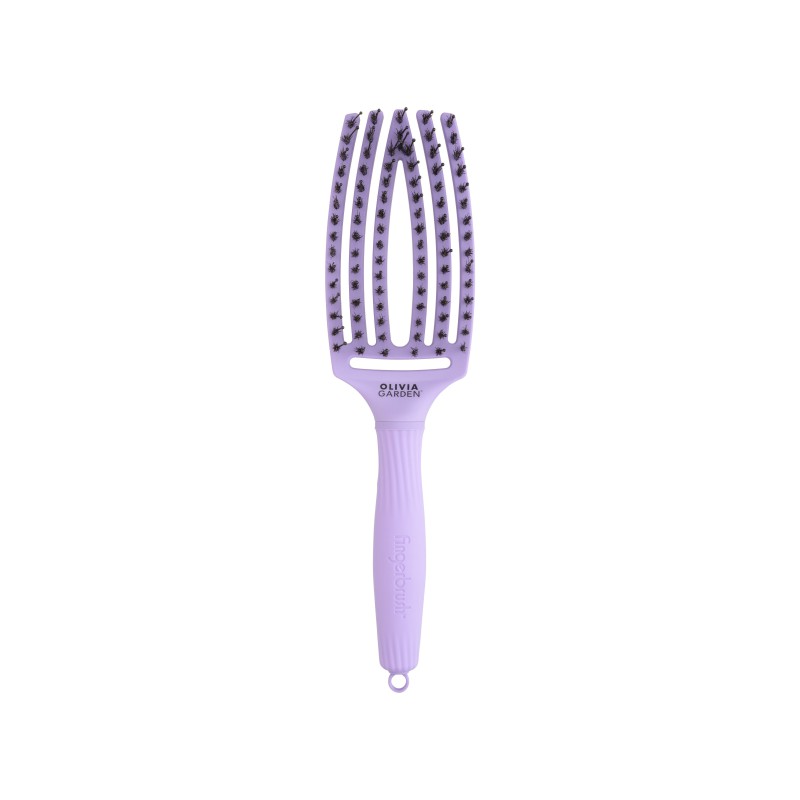 OG Fingerbrush Care ionic Boar&Nylon Lavender, M