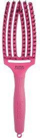 OG Fingerbrush Care ionic Boar&Nylon Hot Pink, M