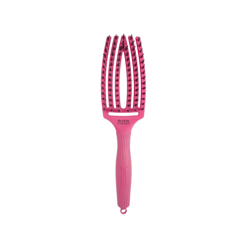 OG Fingerbrush Care ionic Boar&Nylon Hot Pink, M