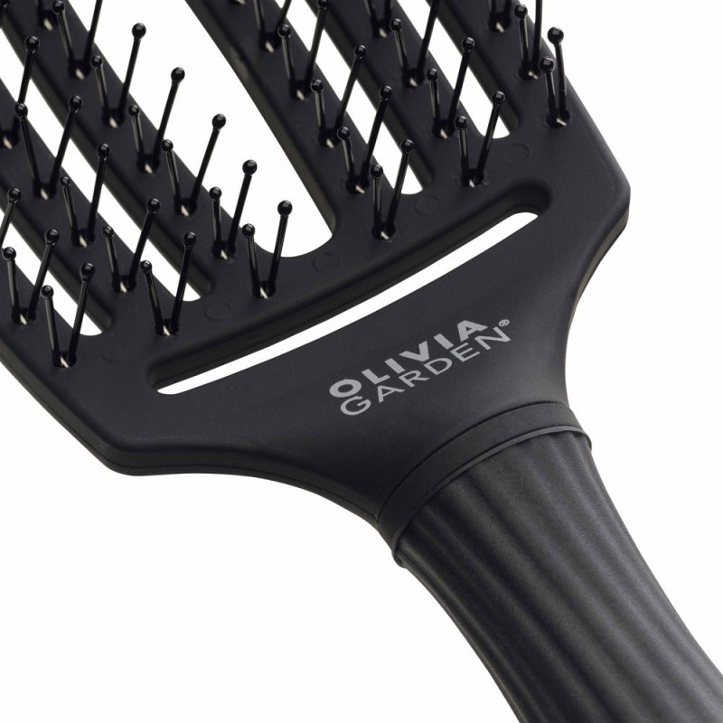 OG Fingerbrush Care Ionic Double bristles black, M