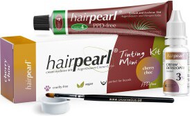 Hairpearl Tinting kit mini PPD free No 4 Mahogny Brown