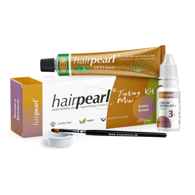 Hairpearl Tinting kit mini PPD free No 3.1 Light Brown