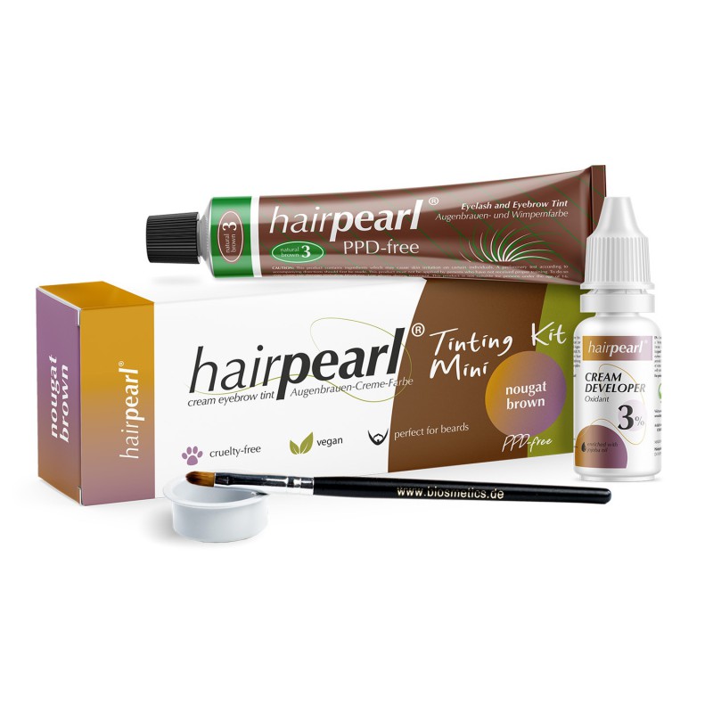 Hairpearl Tinting kit mini PPD free No 3 Natural Brown