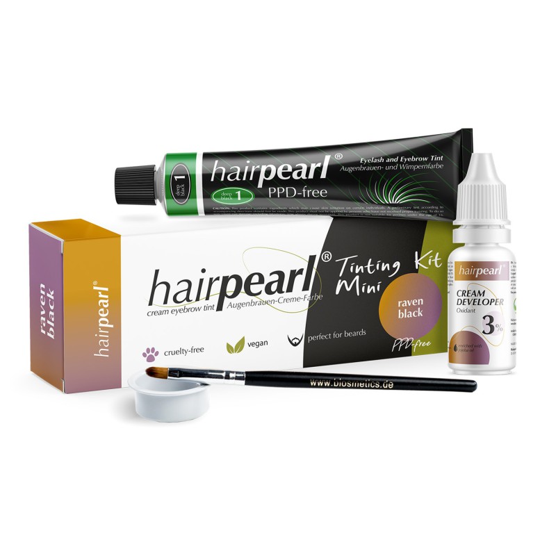 Hairpearl Tinting kit mini PPD free No 1 Deep Black