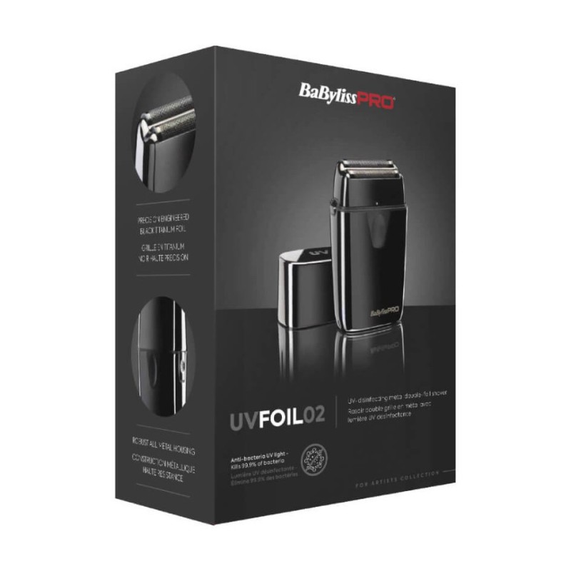 Babyliss Pro UV Foil Double Shaver FXLF2SE Babyliss Pro UV Foil Double Shaver FXLF2SE