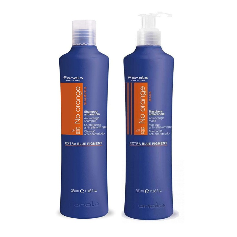 Fanola No Orange Shampoo 350ml + Mask 350ml