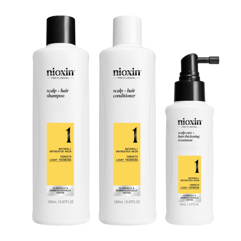 Nioxin System 1 Trial Kit for Thinning Hair Nioxin System 1 Trial Kit for Thinning Hair