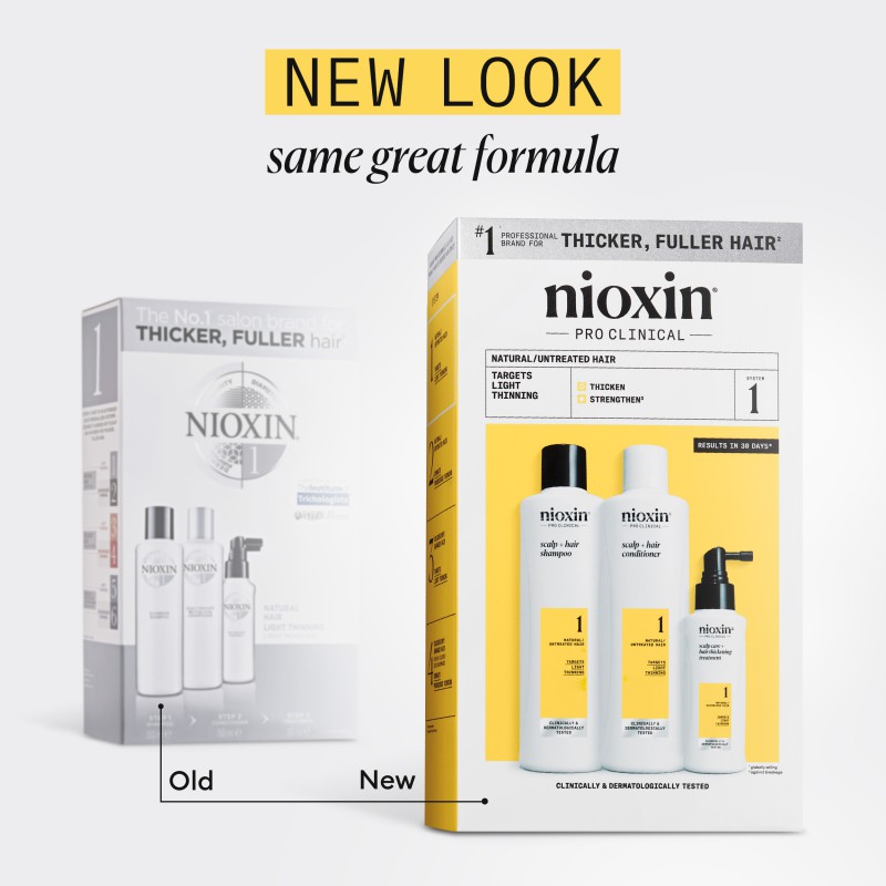 Nioxin System 1 Trial Kit for Thinning Hair Nioxin System 1 Trial Kit for Thinning Hair