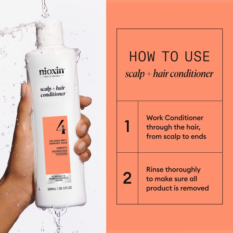 Nioxin System 4 Conditioner for Colored Thinning Hair 300 ml Nioxin System 4 Conditioner for Colored Thinning Hair 300 ml