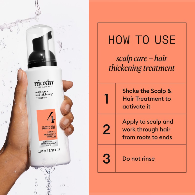 Nioxin System 4 Scalp Treatment for Colored Thinning Hair 100 ml Nioxin System 4 Scalp Treatment for Colored Thinning Hair 100 ml