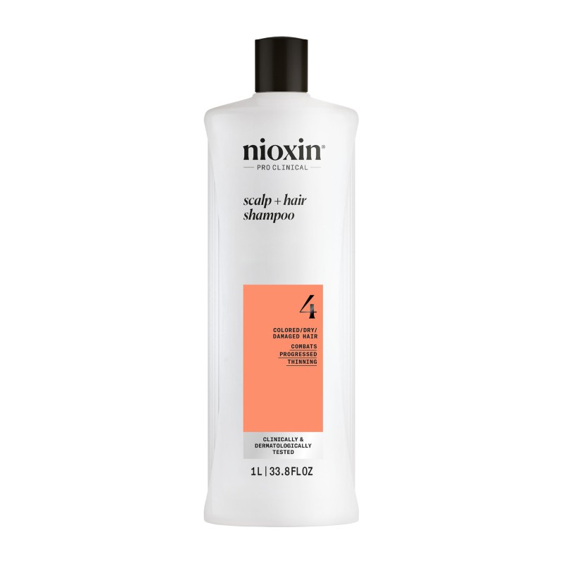 Nioxin System 4 Shampoo for Colored Thinning Hair 1000 ml Nioxin System 4 Shampoo for Colored Thinning Hair 1000 ml