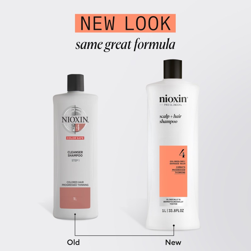 Nioxin System 4 Shampoo for Colored Thinning Hair 1000 ml Nioxin System 4 Shampoo for Colored Thinning Hair 1000 ml