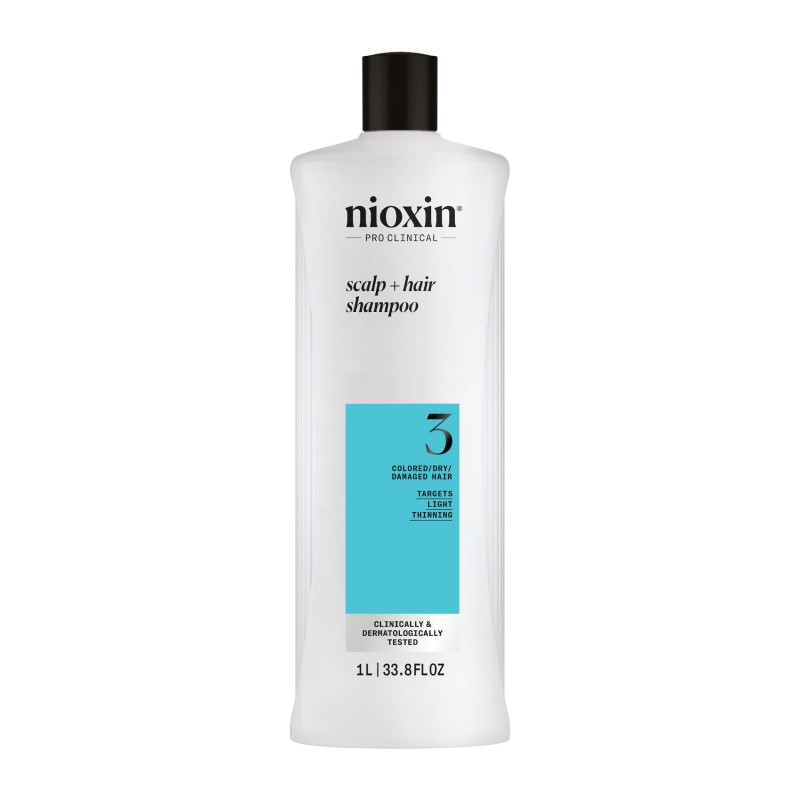 Nioxin System 3 Shampoo for Colored Thinning Hair 1000 ml Nioxin System 3 Shampoo for Colored Thinning Hair 1000 ml