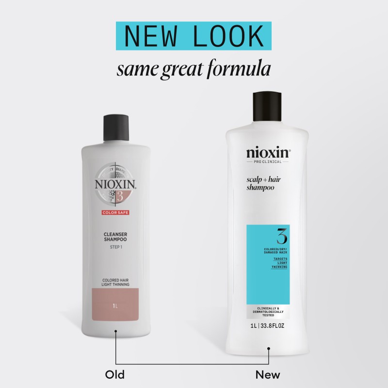 Nioxin System 3 Shampoo for Colored Thinning Hair 1000 ml Nioxin System 3 Shampoo for Colored Thinning Hair 1000 ml