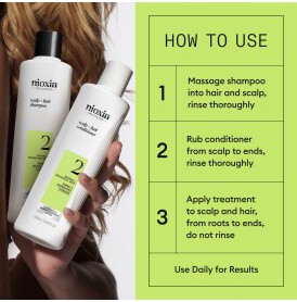 Nioxin System 2 Trial Kit for Thinning Hair (2)