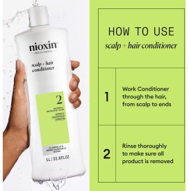Nioxin System 2 Conditioner for Thinning Hair 1000 ml (2)