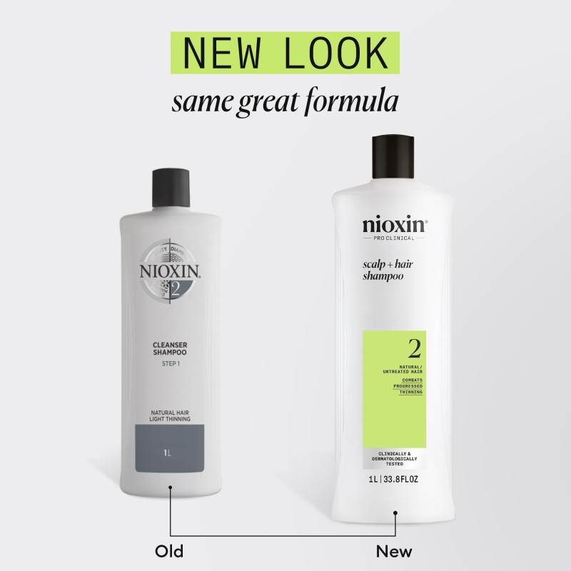 Nioxin System 2 Shampoo for Thinning Hair 1000 ml Nioxin System 2 Shampoo for Thinning Hair 1000 ml