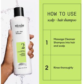 Nioxin System 2 Shampoo for Thinning Hair 300 ml (2)