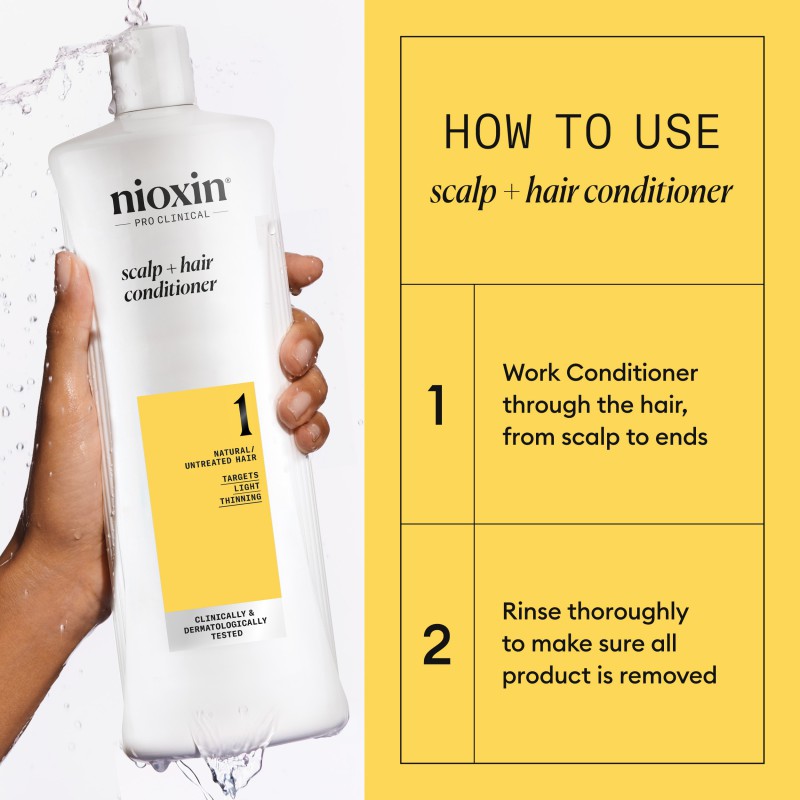 Nioxin System 1 Conditioner for Thinning Hair 1000 ml Nioxin System 1 Conditioner for Thinning Hair 1000 ml