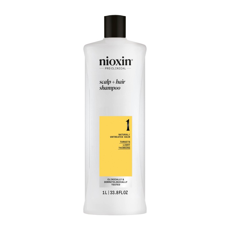 Nioxin System 1 Shampoo for Thinning Hair 1000 ml Nioxin System 1 Shampoo for Thinning Hair 1000 ml