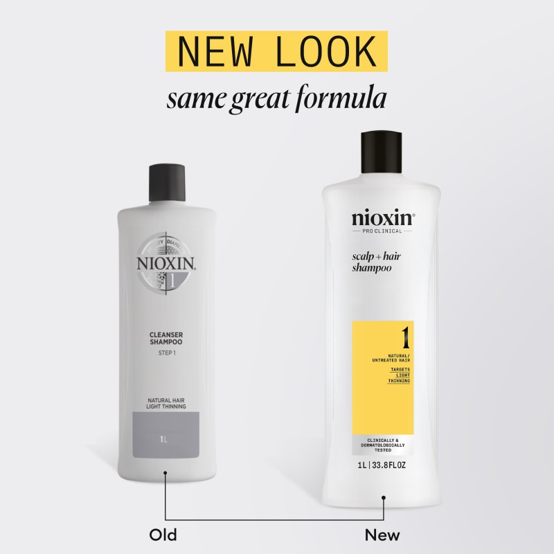 Nioxin System 1 Shampoo for Thinning Hair 1000 ml Nioxin System 1 Shampoo for Thinning Hair 1000 ml