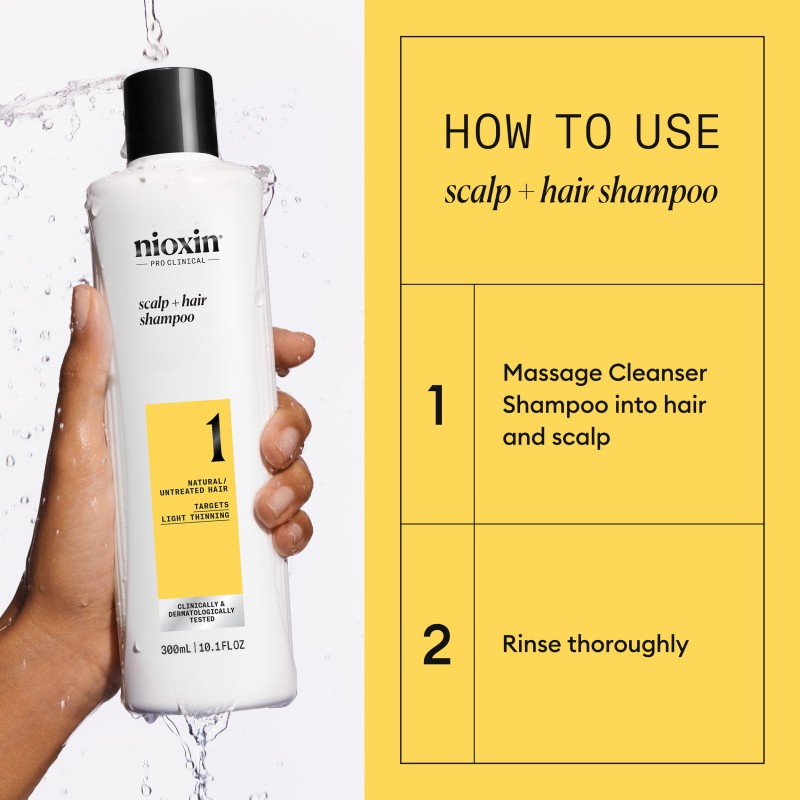 Nioxin System 1 Shampoo for Thinning Hair 300 ml Nioxin System 1 Shampoo for Thinning Hair 300 ml