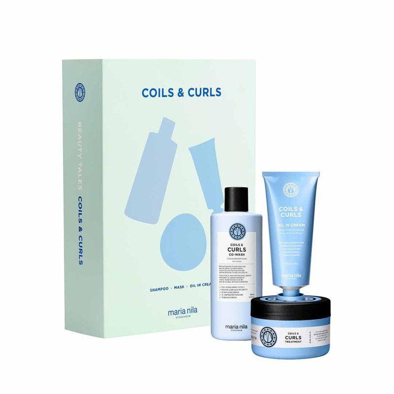 Maria Nila Coils & Curls Trio Shampoo + Mask + Oil In Cream