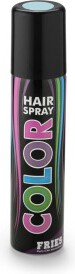 Color hair-spray pastel, blue