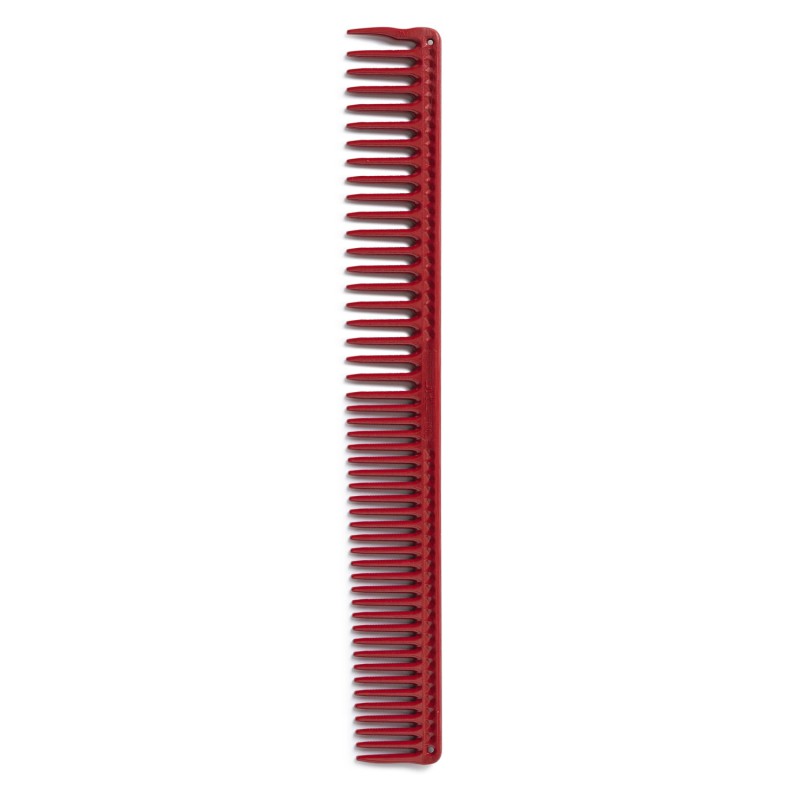 JRL Long round tooth cutting comb 9" Red